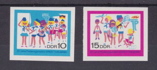 DDR 1432/1433 PH postfr./mnh Pioniere 1968 PHASENDRUCKE mit Attest BPP