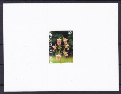 Gabun 1665 postfr./mnh Blumen flowers 2001 Epreuve de Luxe