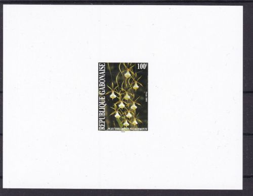 Gabun 1664 postfr./mnh Blumen flowers 2001 Epreuve de Luxe