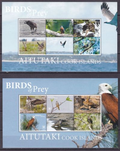 Aitutaki Block 116/117 postfr./mnh Vögel birds 2018