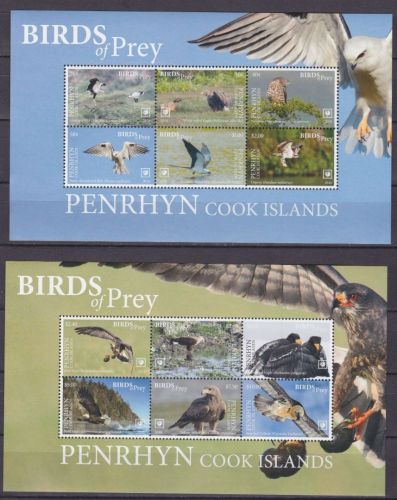 Penrhyn Block 129/130 postfr./mnh Vögel birds 2018