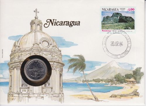 Numisbrief Nicaragua 50 Centavos 1983