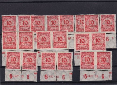 Deutsches Reich 10 x 318 HAN postfr. Michel 70 €