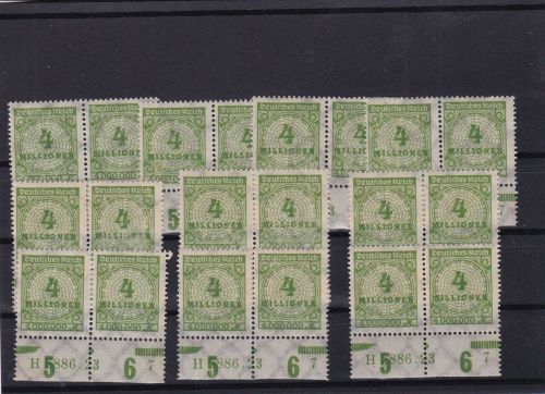 Deutsches Reich 10 x 316 HAN postfr. Michel 50 €
