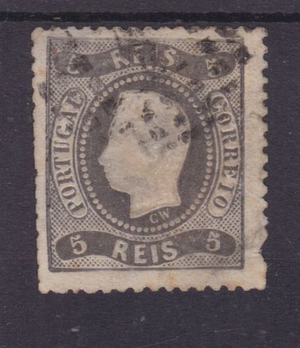 Portugal 25 gest./used König Luis 1867 Michel 60 €