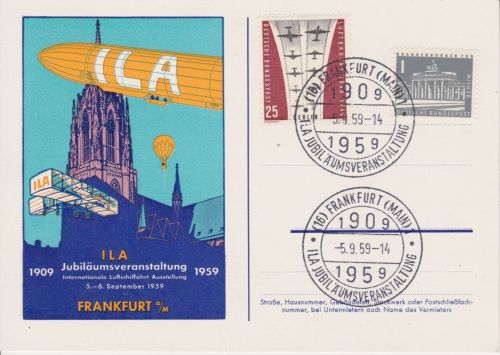 Berlin ILA Sonderkarte 1959