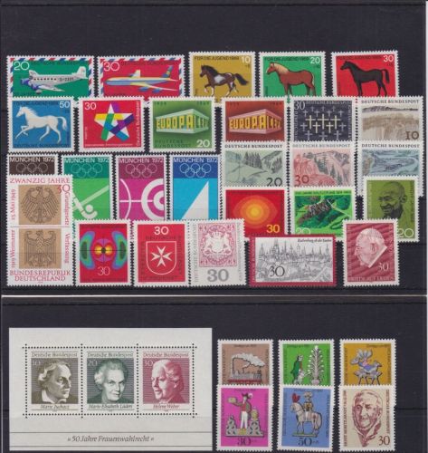 Bund Jahrgang 1969 postfr. komplett