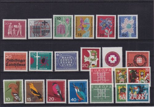 Bund Jahrgang 1963 postfr. komplett