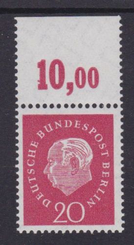 Berlin 184 v P vom Oberrand postfr. Heuss 1959 Michel 18 €