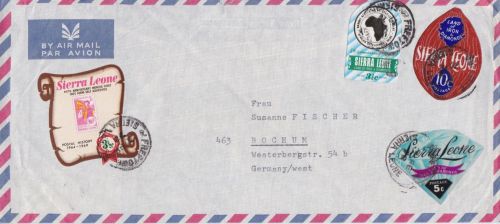 Sierra Leone dekorativer Brief 1972