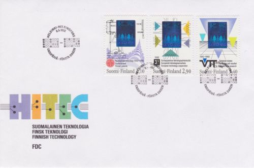Finnland 1175/1177 FDC Hologramm 1992