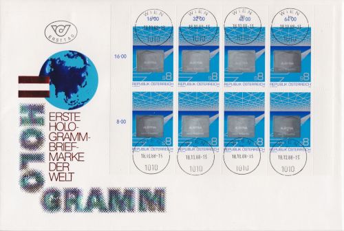 Österreich 1936 FDC Hologramm 1988