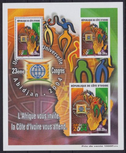 Elfenbeinküste Block 35 postfr./mnh UPU 2001