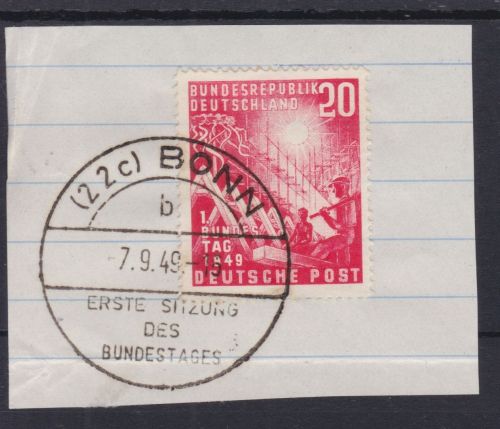 Bund 112 mit ESST Erster Bundestag 1949