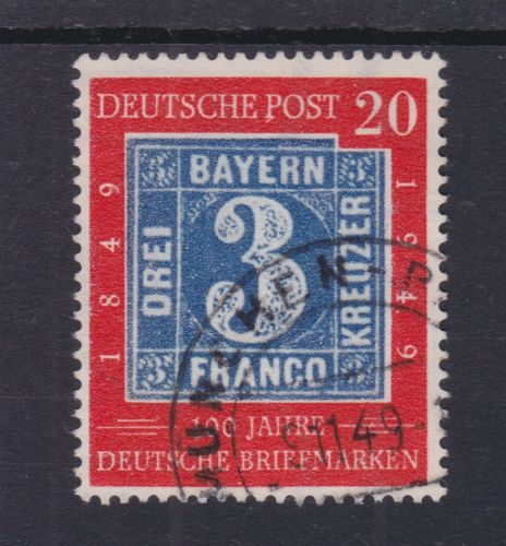 Bund 114 II gest. Erster Bundestag 1949 Michel 180 €