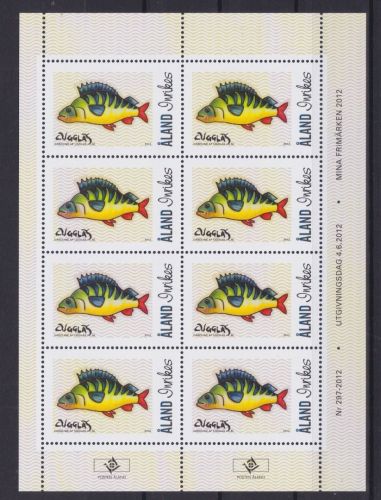Aland 361 postfr./mnh Fische Meine Marke 2012 Michel 36 €