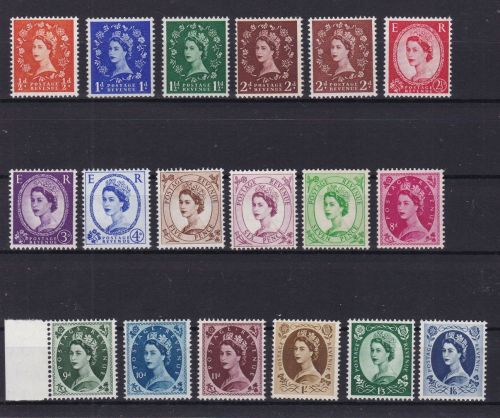Großbritannien 282/298 postfr./mnh Queen Elizabeth 1955/1957