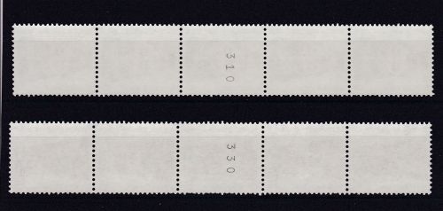 Berlin 814/815 postfr. Sehenswürdigkeiten 5er-Streifen mit Nummer 1988