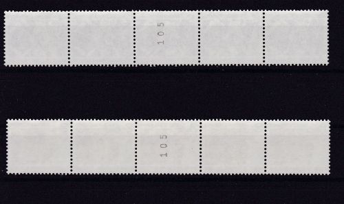 Berlin 798/799 postfr. Sehenswürdigkeiten 5er-Streifen mit Nummer 1988