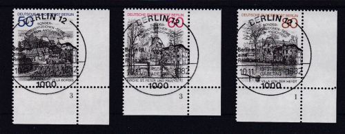 Berlin 685/687 mit Vollstempel Berlin + Gummi + Formnummer