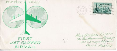 Erstflug FFC: First Jet Clipper New York - Paris 1958