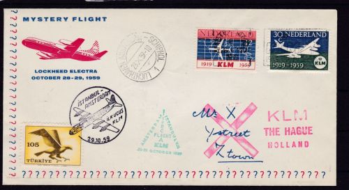Erstflug FFC: KLM Amsterdam - Istanbul 1959