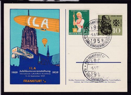 Berlin ILA Sonderkarte 1959