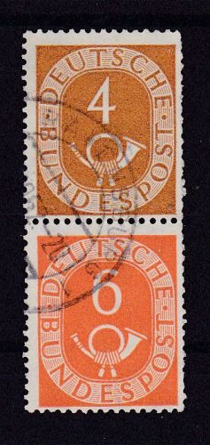 Bund gest. S 1 Posthorn 1951