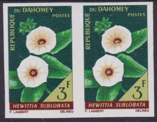 Dahomey 299 U postfr./mnh Blumen flowers 1967 ungez.IMPERF.