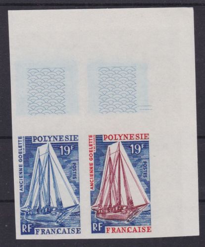 Franz. Polynesien 60 postfr./mnh Schiffe ships 1966 Proof