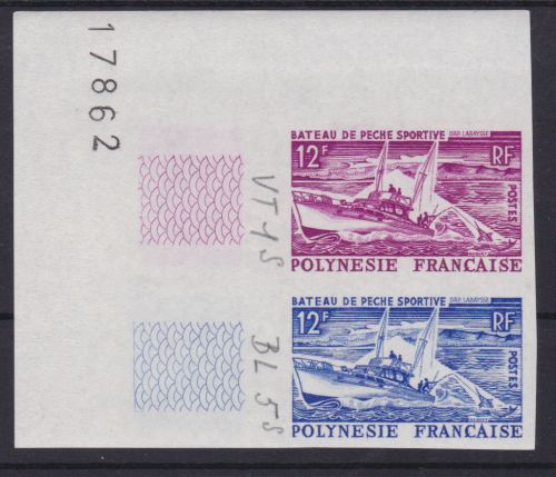 Franz. Polynesien 58 postfr./mnh Schiffe ships 1966 Proof