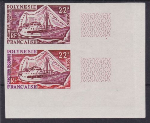 Franz. Polynesien 61 postfr./mnh Schiffe ships 1966 Proof