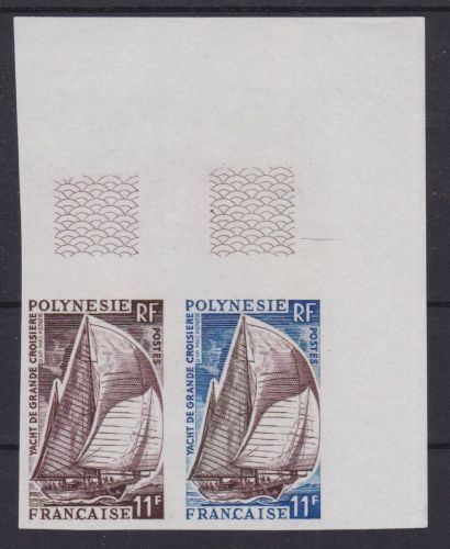 Franz. Polynesien 57 postfr./mnh Schiffe ships 1966 Proof