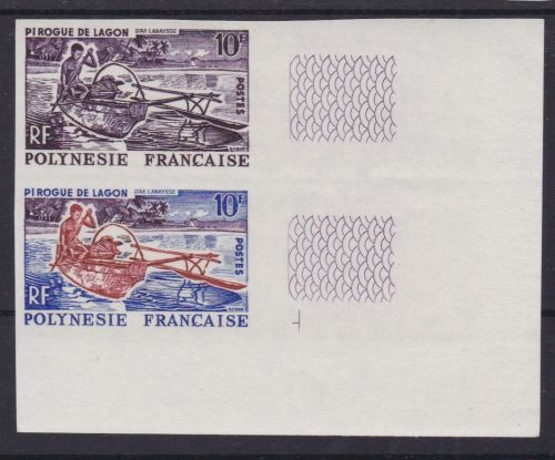 Franz. Polynesien 56 postfr./mnh Schiffe ships 1966 Proof