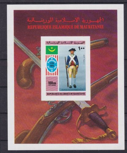Mauretanien Block 14 U postfr./mnh Uniformen 1976 ungez.IMPERF.