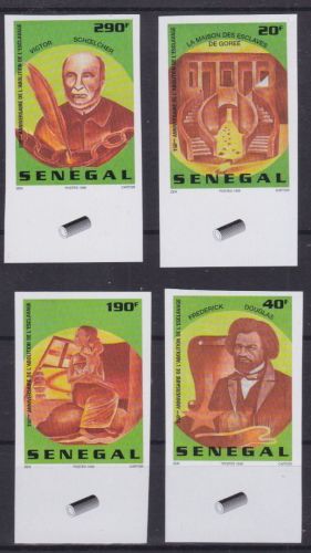 Senegal 1553/1556 U postfr./mnh Sklaverei 1998 ungez.IMPERF.