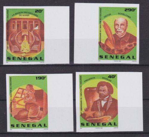 Senegal 1553/1556 U postfr./mnh Sklaverei 1998 ungez.IMPERF.