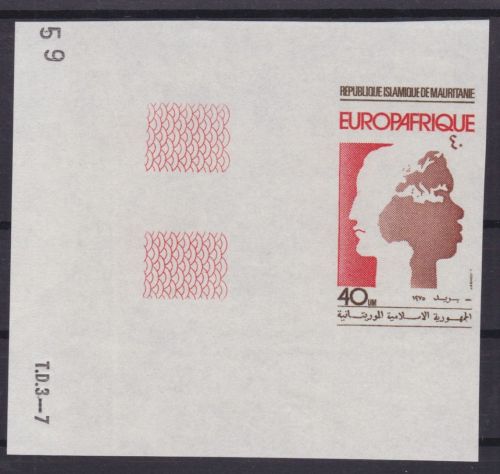 Mauretanien 511 U postfr./mnh EUROPAFRIQUE 1975 ungez.IMPERF.