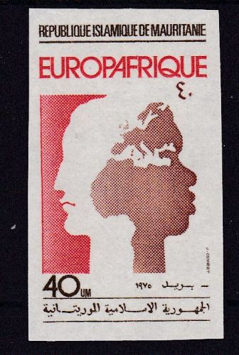 Mauretanien 511 U postfr./mnh EUROPAFRIQUE 1975 ungez.IMPERF.
