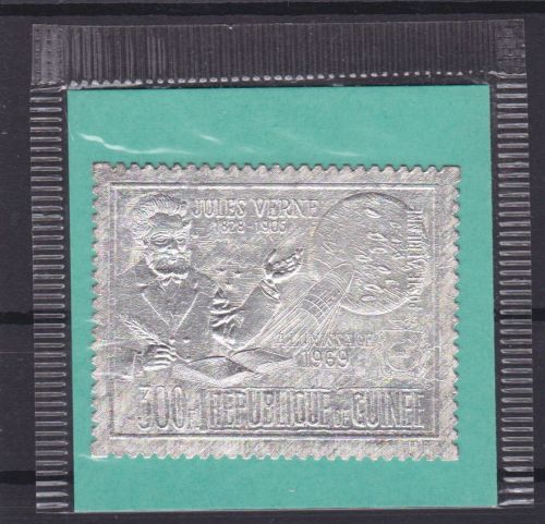 Guinea 606 A postfr./mnh Jule Verne space 1972 SILBER