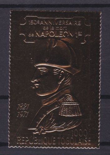 Togo 876 A postfr./mnh Napoleon 1971 GOLD