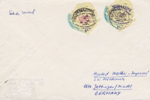 Sierra Leone 254/255 auf Brief Weltausstellung 1964