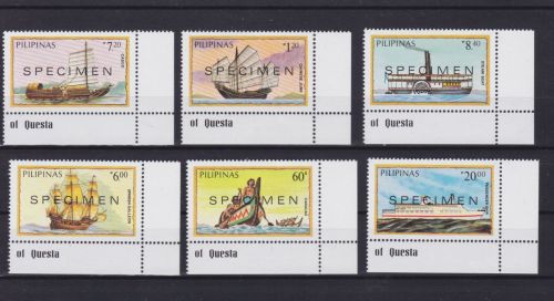 Philippinen 1629/1634 postfr./mnh Schiffe ships SPECIMEN
