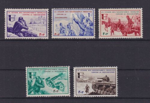 Frankreich VI/X postfr. Legionäre an der russischen Front napoleonische Soldaten