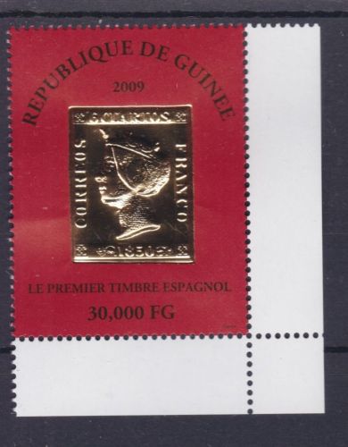 Guinea 6718 postfr./mnh Briefmarken 2009 GOLD
