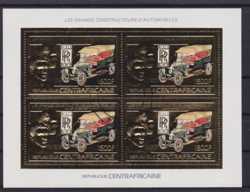 Zentralafrika 950 A gest./used Henry Royce 1983 GOLD