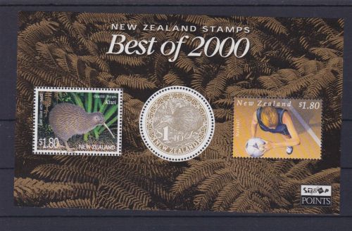 Neuseeland Block 122 postfr./mnh Vögel birds Best of 2000