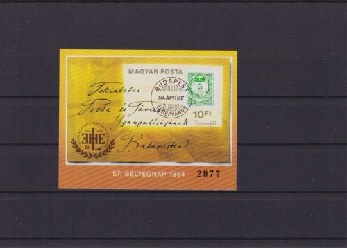 Ungarn Block 172 B postfr./mnh Tag der Briefmarke 1984