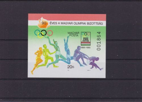 Ungarn Block 175 B postfr./mnh Olympia Olympics 1984