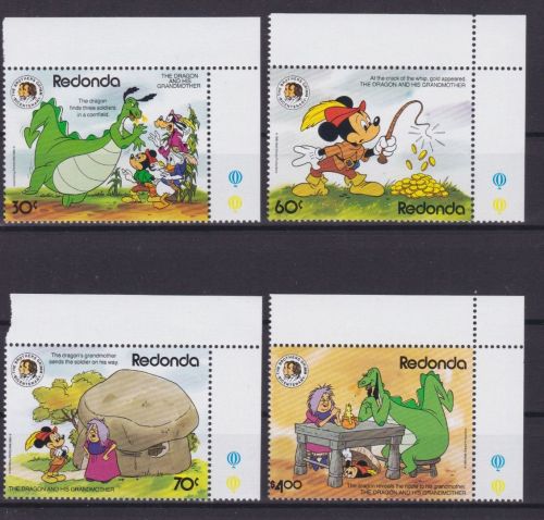 Redonda 187/190 postfr./mnh Walt Disney
